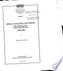 Ideas, Concepts, Doctrine