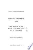 Identidades, actitudes y estereotipos en la España de las autonomías