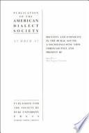 Identity and Ethnicity in the Rural South