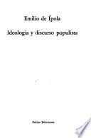 Ideología y discurso populista
