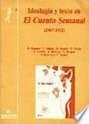 Ideología y texto en El Cuento semanal, 1907-1912