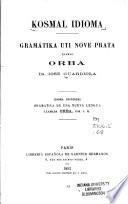 Idioma universal : gramática de una nueva lengua llamada Orba