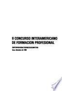 II Concurso Interamericano de Formación Profesional