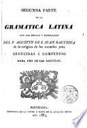 II Parte de la Gramática Latina