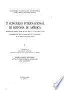 IIo Congreso internacional de historia de América