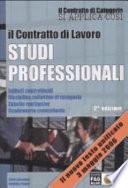 Il contratto di lavoro. Studi professionali