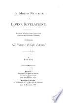 Il Mondo naturale e la divina rivelazione ... Da Kuklos. [Signed: C. H., i.e. John Harris.]