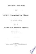 Illustrated Catalogue of the Museum of Comparative Zoology
