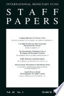 IMF Staff papers, Volume 45 No. 1