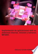 Implantación de aplicaciones web en entornos internet, intranet y extranet. MF0493.