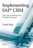 Implementing SAP CRM