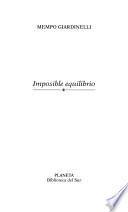 Imposible equilibrio