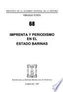 Imprenta y periodismo en el estado Barinas