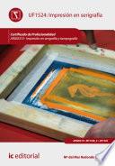 Impresión en serigrafía. ARGI0310