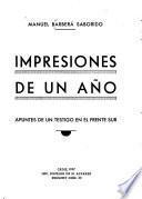 Impresiones de un año