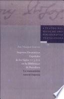 Impresos dramáticos españoles de los siglos XVI y XVII en las bibliotecas de Barcelona