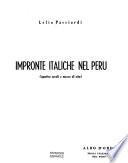 Impronte italiche nel Peru