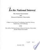 In the National Interest