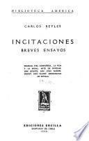 Incitaciones, breves ensayos