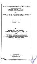 Index-catalogue of Medical and Veterinary Zoology