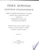 Index Kewensis