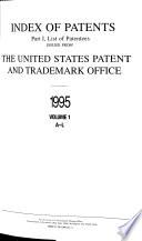 Index of Patents Issued from the United States Patent and Trademark Office