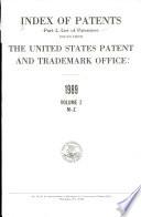 Index of Patents Issued from the United States Patent and Trademark Office
