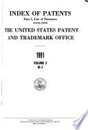 Index of Patents Issued from the United States Patent and Trademark Office