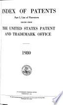 Index of Patents Issued from the United States Patent Office