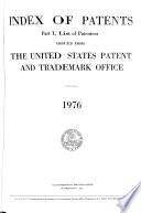 Index of Patents Issued from the United States Patent Office