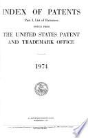 Index of Patents Issued from the United States Patent Office