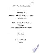 Index to Memoir of Philippe Maton Wiltsee and His Descendants