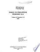 Index to Philippine Periodicals