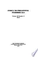 Index to Philippine Periodicals