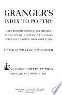 Index to Poetry and Recitations