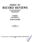 Index to Record Reviews