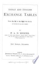 Indian and English exchange tables