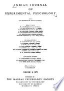 Indian Journal of Experimental Psychology