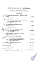 Indian Journal of Psychology