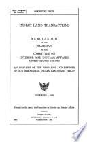 Indian Land Transactions