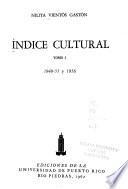 Indice cultural: 1948-55 y 1956