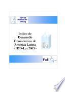 Índice de Desarrollo Democrático de América Latina