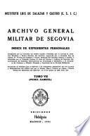 Indice de expedientes personales