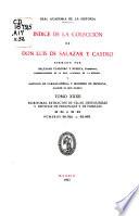 Indice de la colección de don Luis de Salazar y Castro