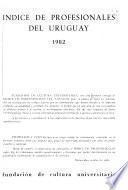 Indice de profesionales del Uruguay