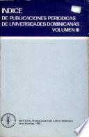 Indice de publicaciones periódicas de universidades dominicanas