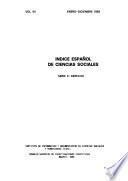 Indice español de ciencias sociales