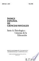 Indice espanõl de ciencias sociales