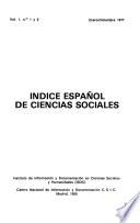 Indice español de ciencias sociales