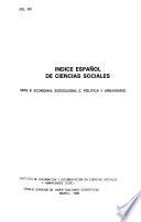 Indice español de ciencias sociales